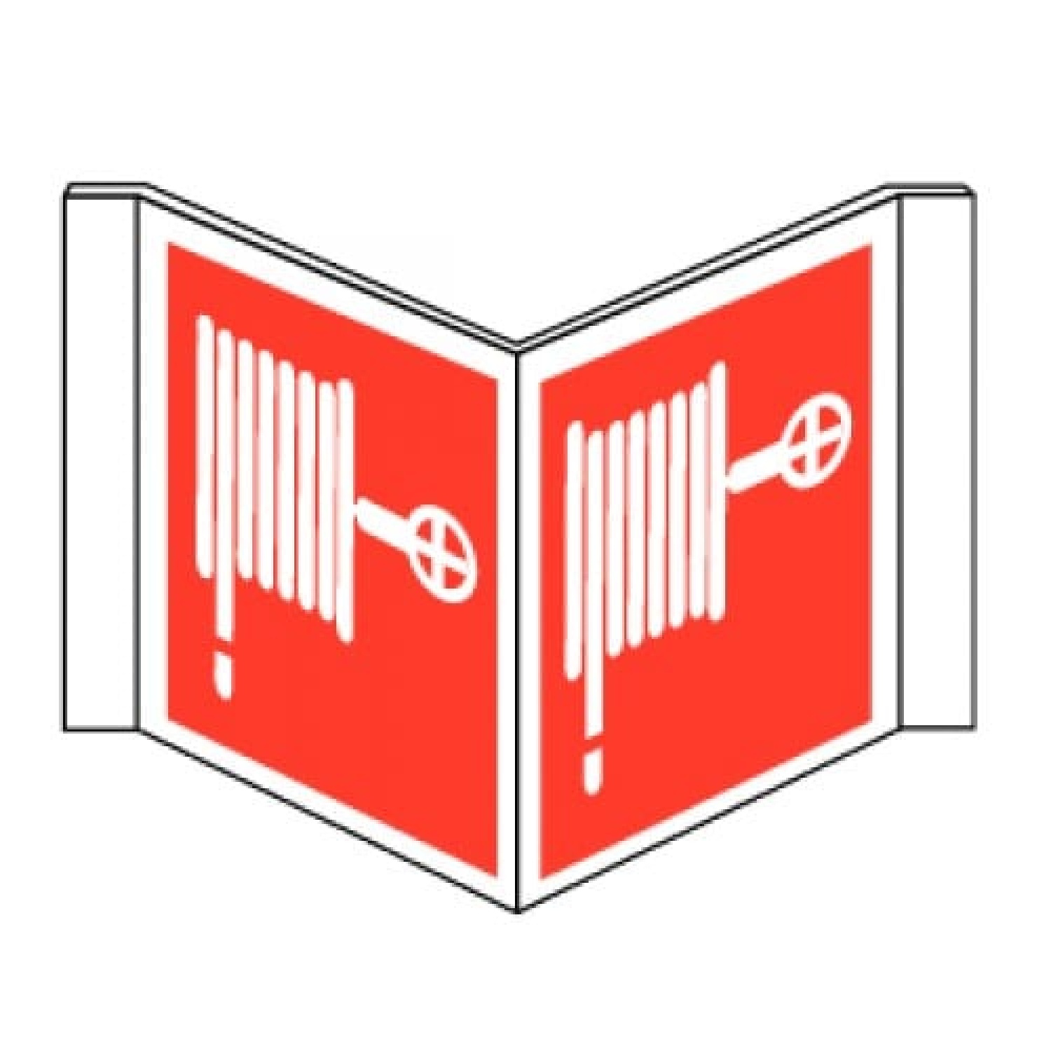 Brandslanghaspel panoramisch pvc 300x150 mm