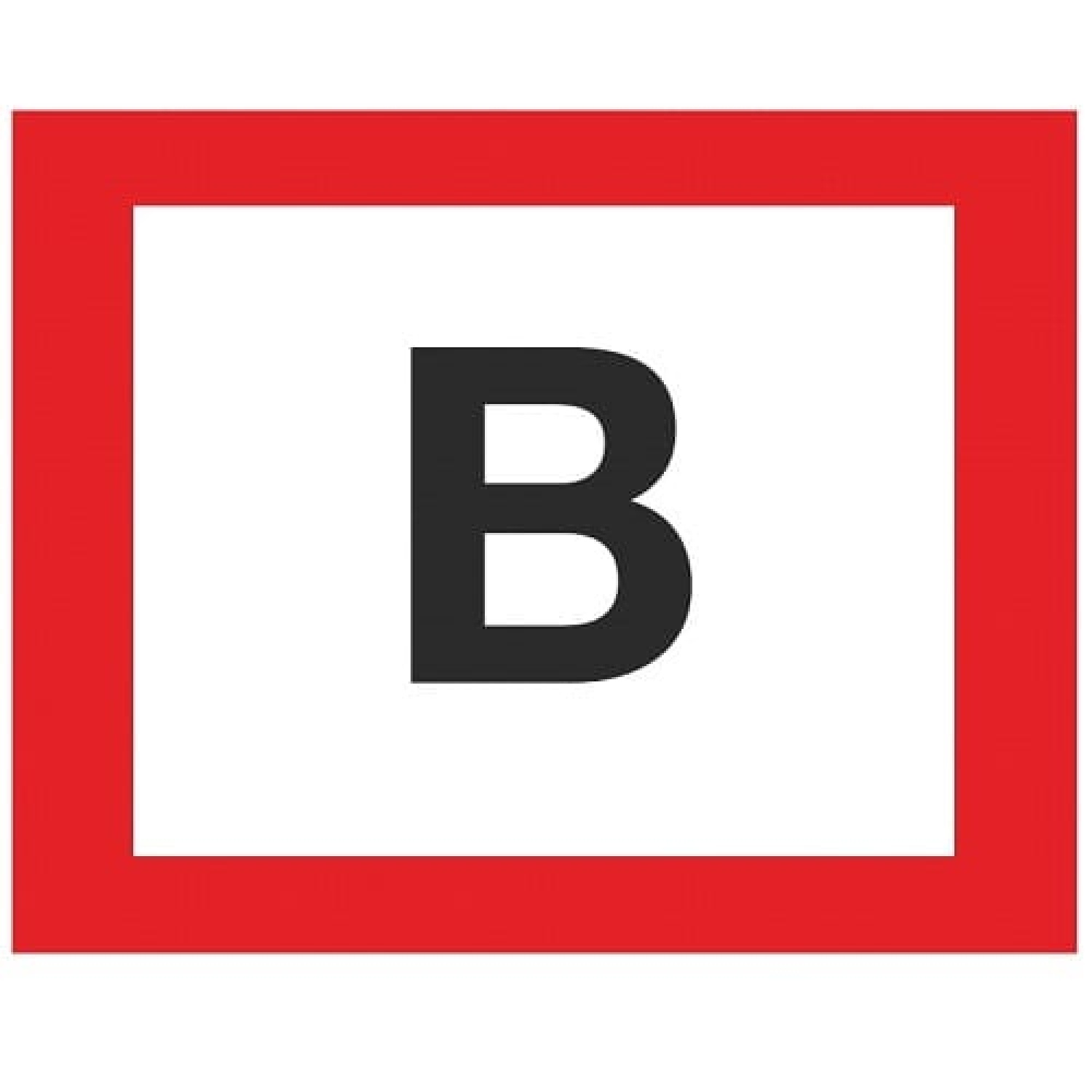 Droge blusleiding pictogram sticker